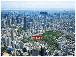 青山墓苑がある港区周辺の風景