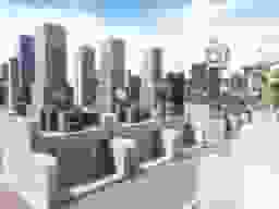 さくらメモリアルパーク　区画整理された墓域