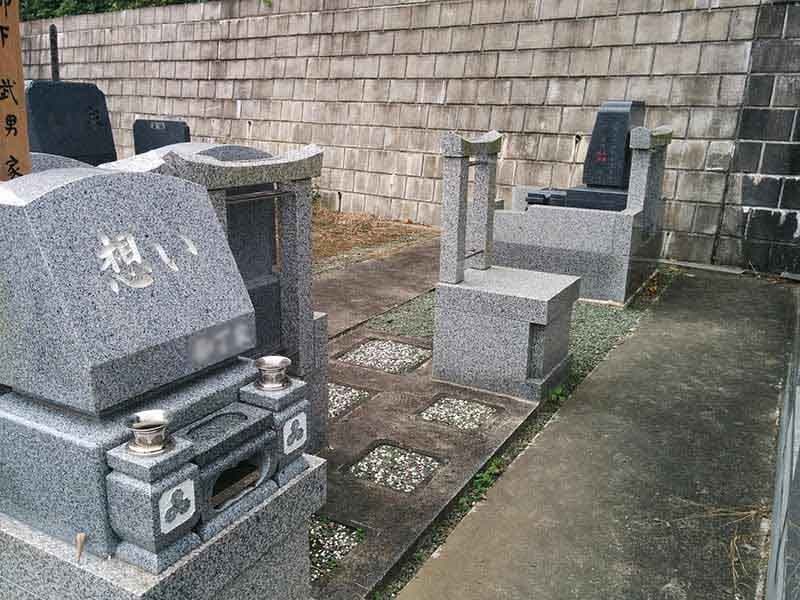龍洞院　掃除の行き届いた墓域