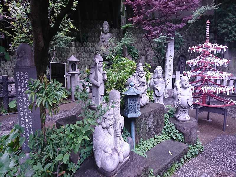 松林山 大圓寺（大円寺｜通称：大黒寺）　庭園の七福神