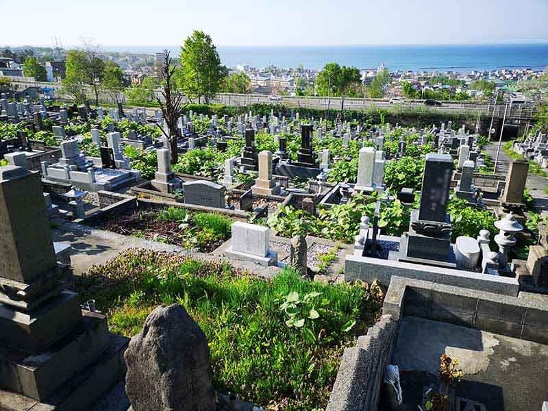 小樽市営　銭函墓地