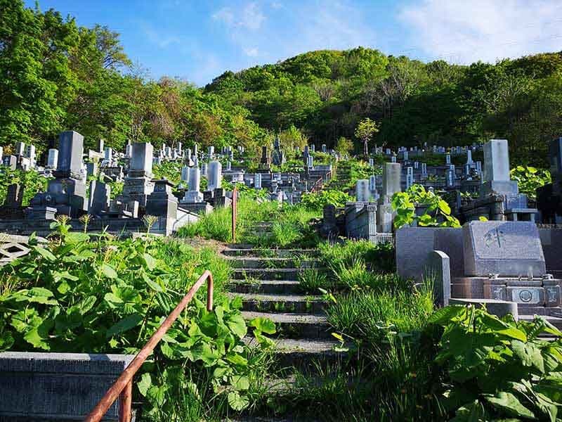 小樽市営　銭函墓地