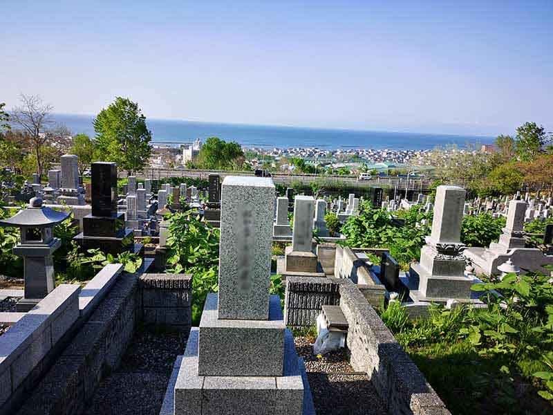 小樽市営　銭函墓地