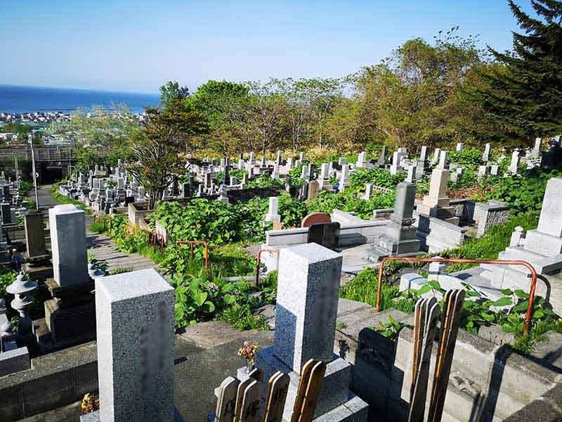 小樽市営　銭函墓地