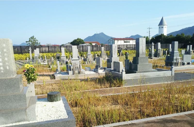 岡山市営 なださきメモリーパークから見晴らす風景