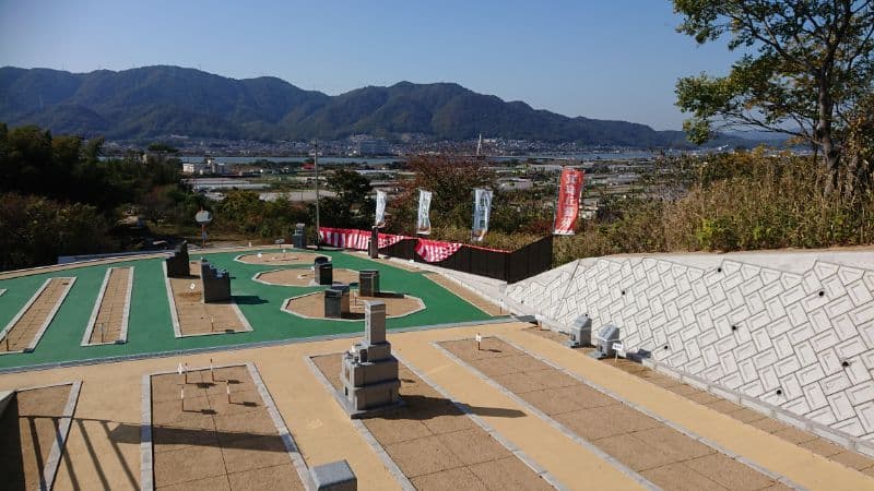 箕島丘墓苑の全景