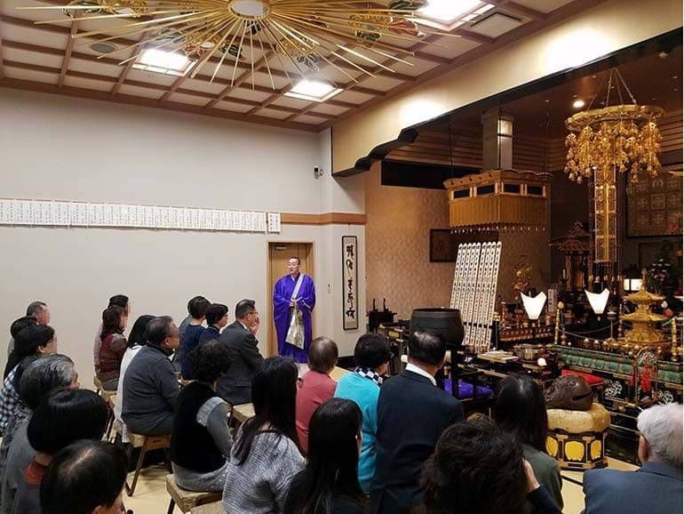 寶珠山 東福院 四ッ谷納骨堂　合同供養祭全景