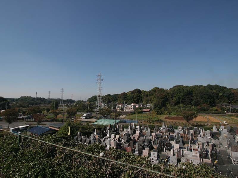 メモリアルヒルズ湘南　自然豊かな景色