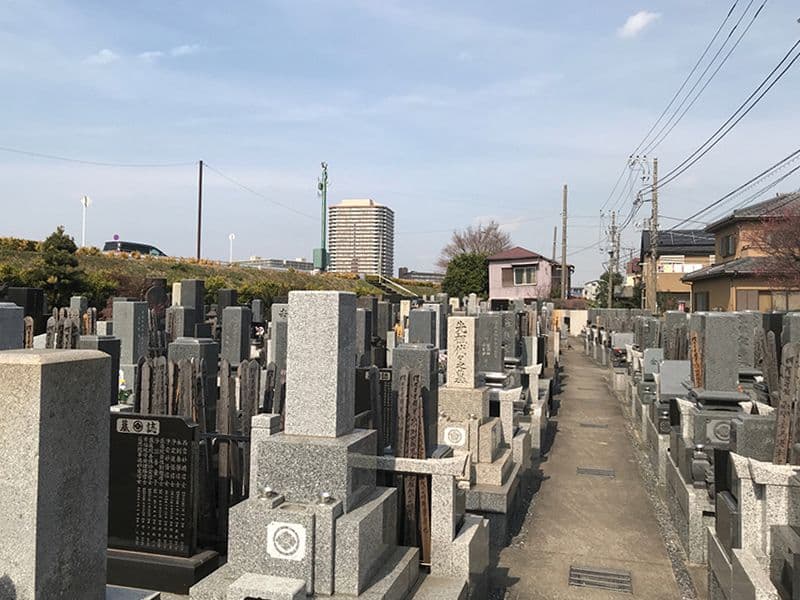 古川浄苑　開放的な墓域
