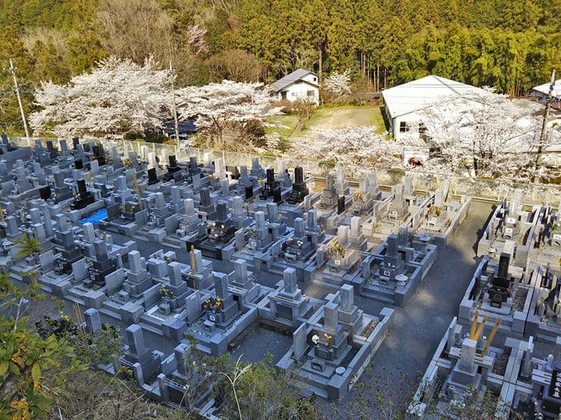 西武セミトリーパーク霊園　区画整備された園内