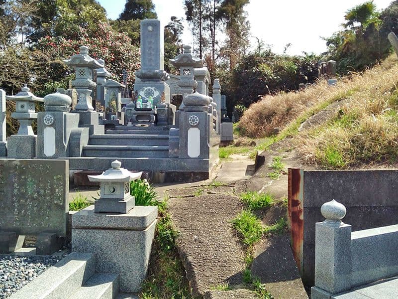 神崎共同墓地　整備された区画